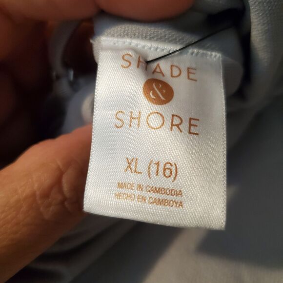 shade and shore Silver Swim Size XL (16) NWT - Picture 4 of 7